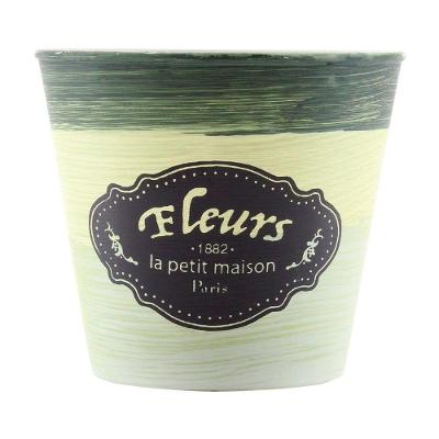 Kit 10 Mini Vasos De Planta Cachepot Estampados Decorados 11cm