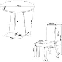 Conjunto Sala De Jantar Canto Alemão Com Baú Liebe Com Mesa Fin E 2 Cadeiras Bele Veludo Viero Madeirado