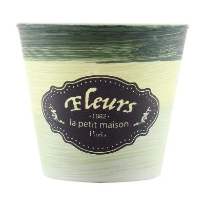 Kit 10 Mini Vasos De Planta Cachepot Estampados Decorados 11cm