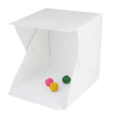 Mini Estudio Fotografico Portatil Led Tenda Box Com Iluminacao Usb Bivolt 2 Fundos Para Fotografia Ecommerce Cabine Comp