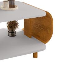 Mesa De Centro Organica Floripa 92 Cm Bechara Off White Cinamomo