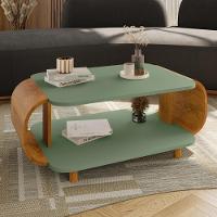 Mesa De Centro Organica Floripa 92 Cm Bechara Pistache Naturalle