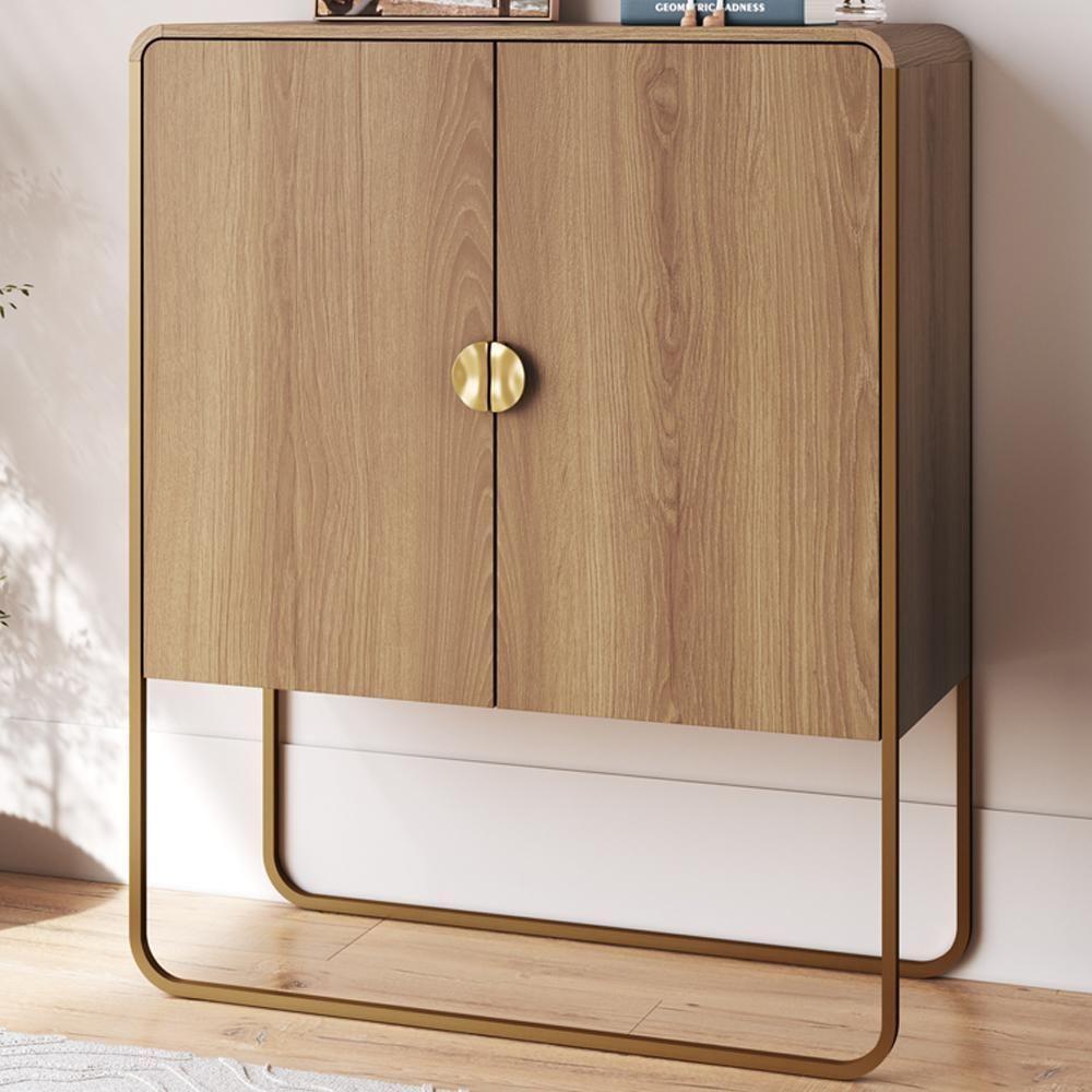 Balcao Buffet Organico 2 Portas 90 Cm 28065 Artesano Hanover Dourado - 2