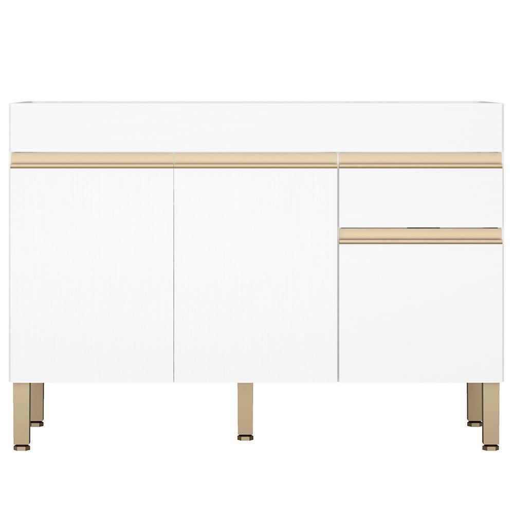 Balcao Para Pia 3 Portas 1 Gaveta 120 Cm Line Ktp Supremo - 1