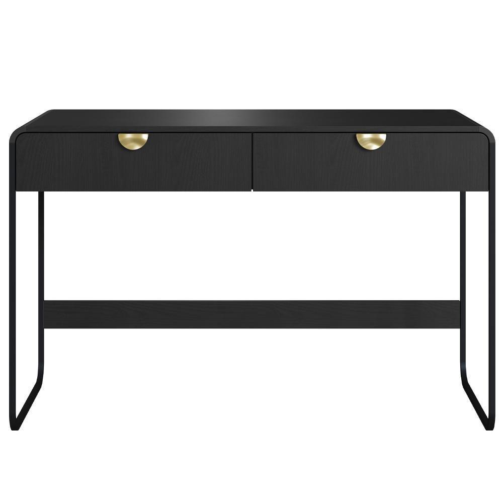 Escrivaninha Organico 2 Gavetas 125 Cm 28067 Artesano Nero Preto - 1