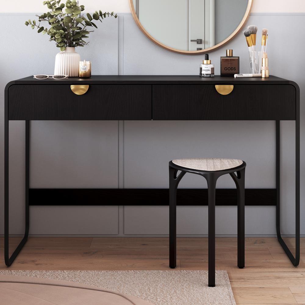 Escrivaninha Organico 2 Gavetas 125 Cm 28067 Artesano Nero Preto - 2