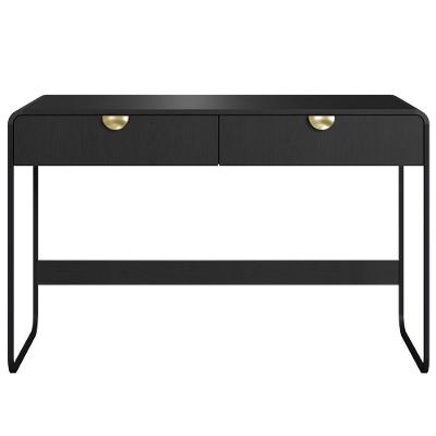 Escrivaninha Organico 2 Gavetas 125 Cm 28067 Artesano Nero Preto