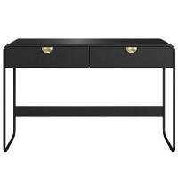 Escrivaninha Organico 2 Gavetas 125 Cm 28067 Artesano Nero Preto - 1