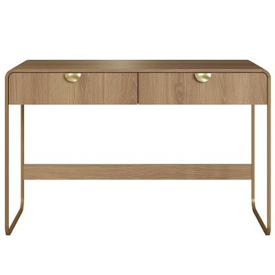 Escrivaninha Organico 2 Gavetas 125 Cm 28067 Artesano Hanover Dourado