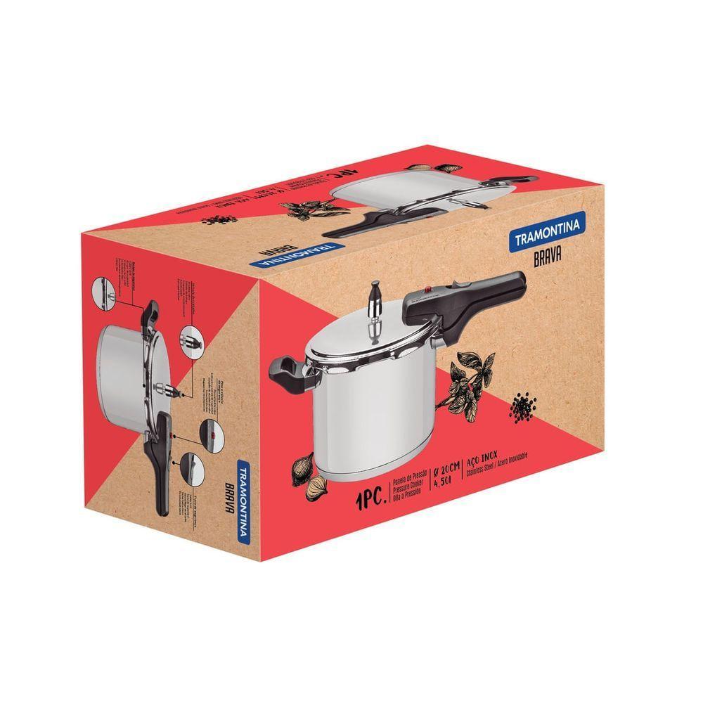Panela De Pressão Tramontina Com Fundo Triplo 20Cm 4,5L - 5