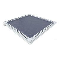 Tampa Piscina Ventilada Casa Máquina 90x90cm Rebaixo Bege - 5