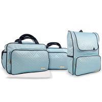 Kit Bolsas E Mochila Maternidade Baby Classic Premium Azul Claro - 1
