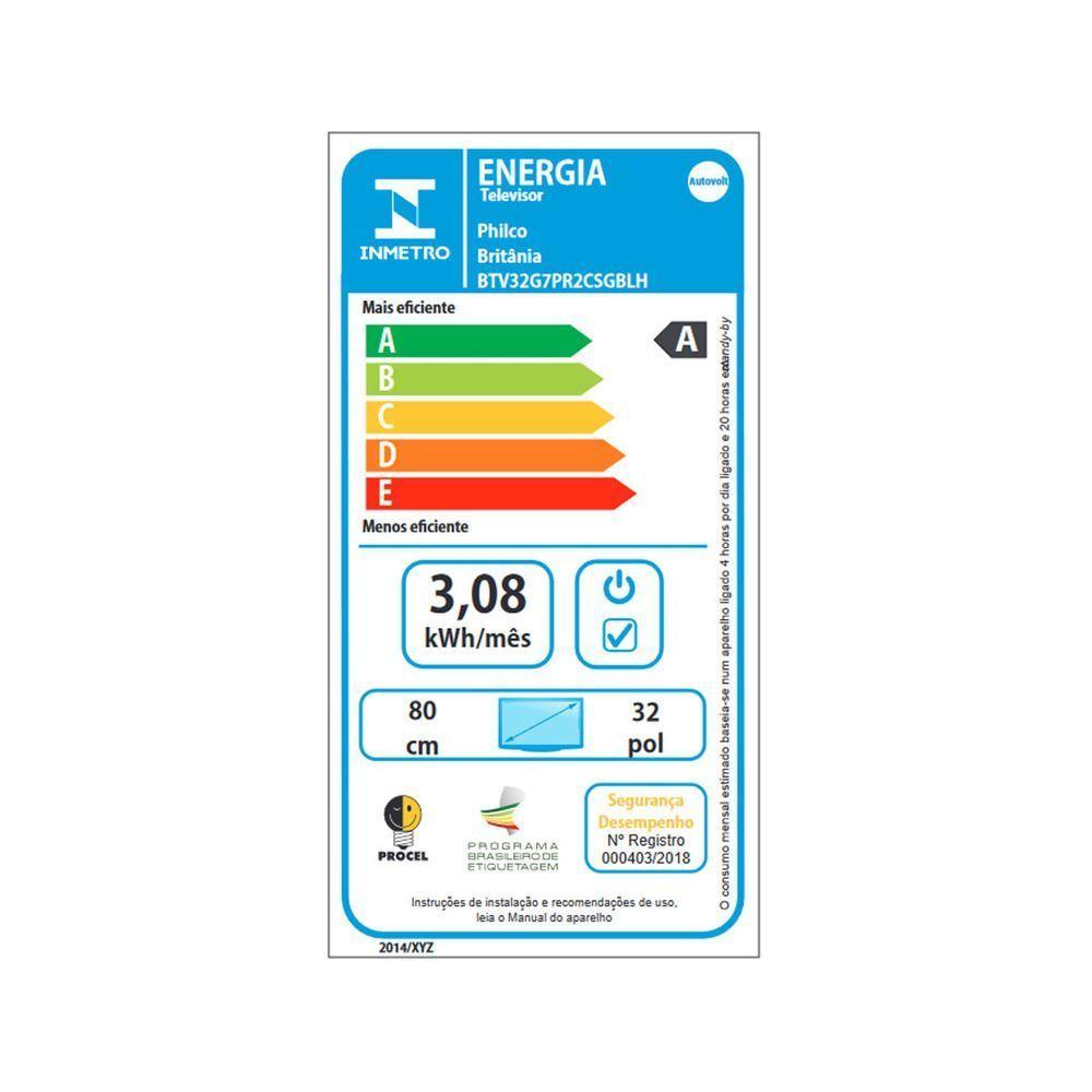 Smart TV 32” Britânia BTV32G7PR2CSGBLH Led Dolby Audio - 7