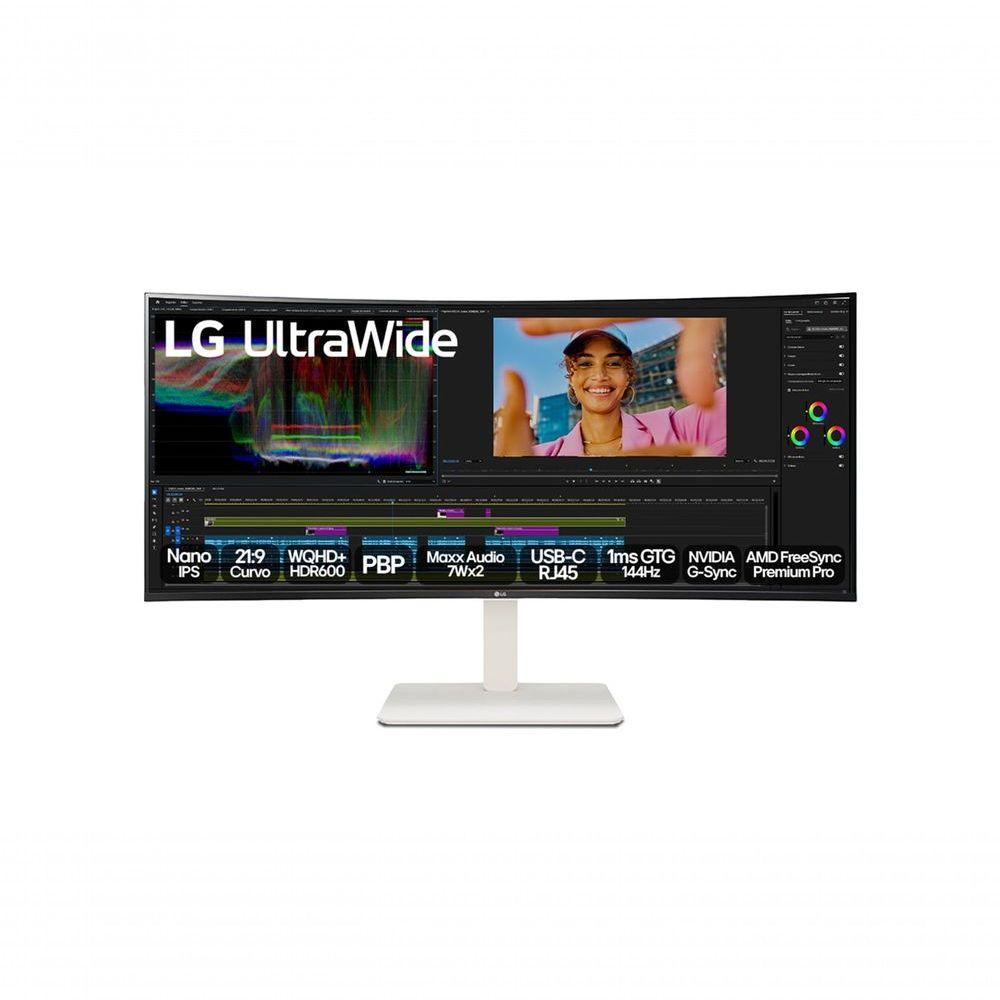 Monitor LG 38WR85QC-W UltraWide Curvo QHD+ IPS 144Hz E Thunderbolt 4 - 1