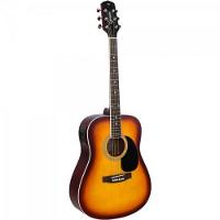Violão Giannini Gd1 Eq Eletroacústico Dreadnought Tobacco Sunburst - 1
