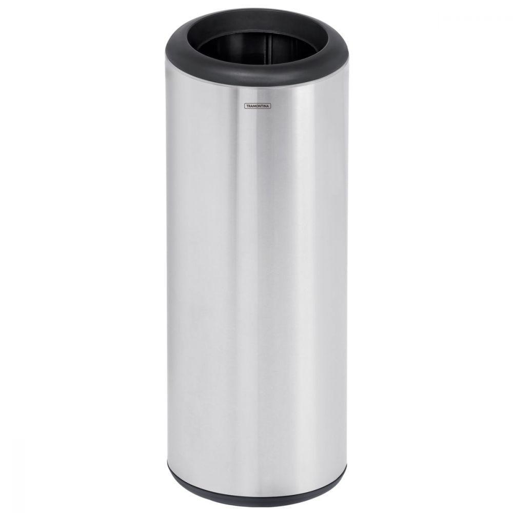 Lixeira Inox Tramontina Cápsula Scotch Brite 31L - 1