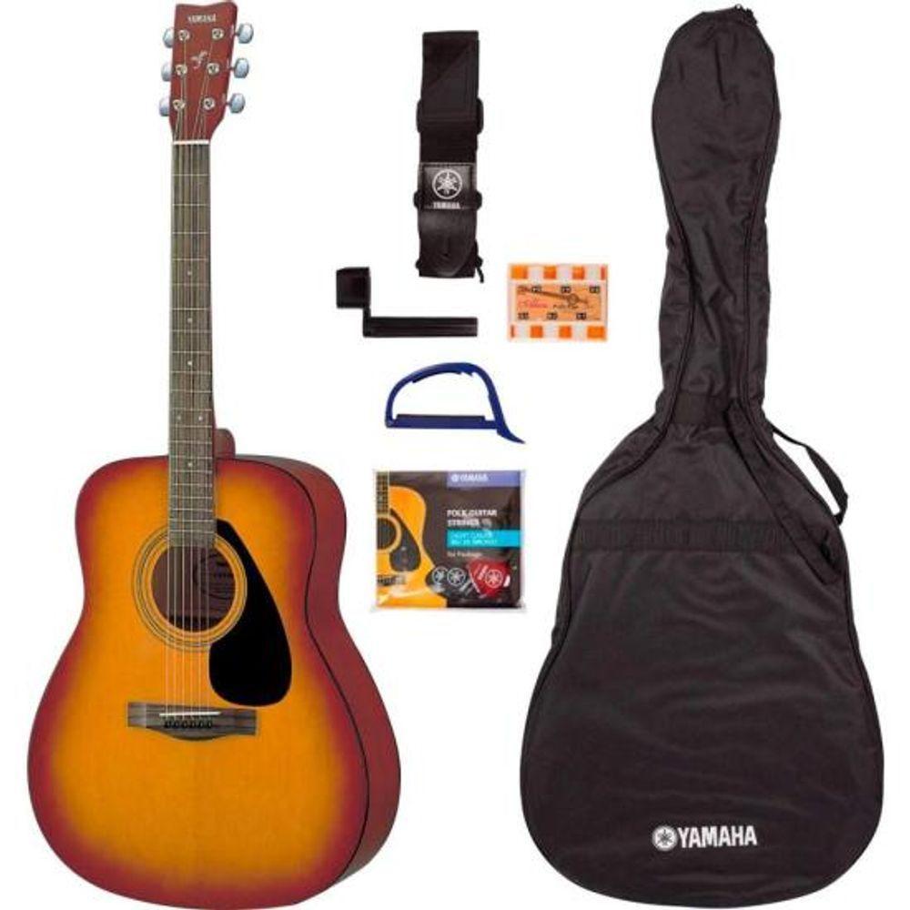 Kit De Violão Acústico Yamaha F310p Tbs + Capa + Acessórios - 1