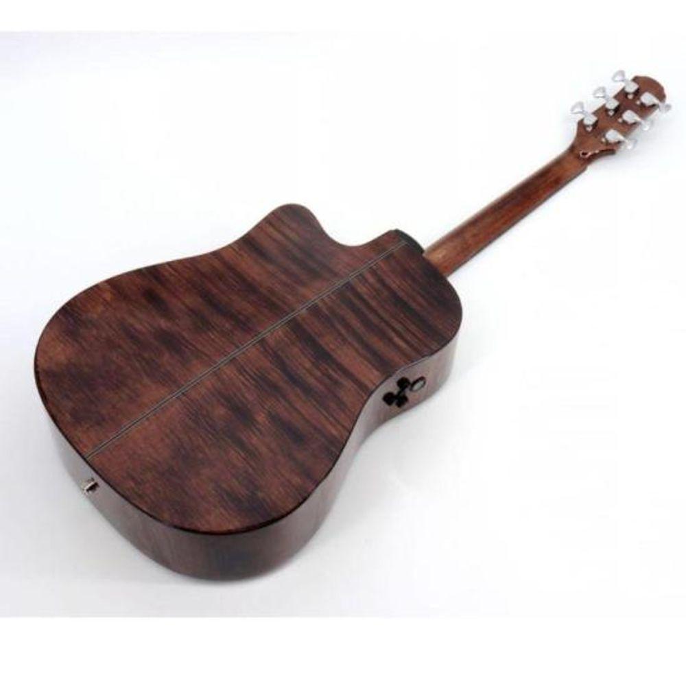 Violão Folk Strinberg Diamond Dd1c Aço Eletroacústico Smoked Gloss - 4