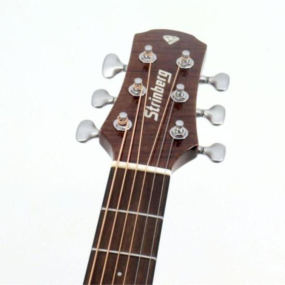 Violão Folk Strinberg Diamond Dd1c Aço Eletroacústico Smoked Gloss - 5
