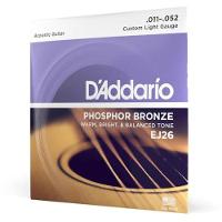 Encordoamento Violão Aço 011-052 Phosphor Bronze Ej26 D Addario - 2