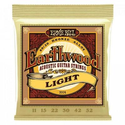 Encordoamento Para Violão Aço 011 Leve Earthwood 2004 Ernie Ball