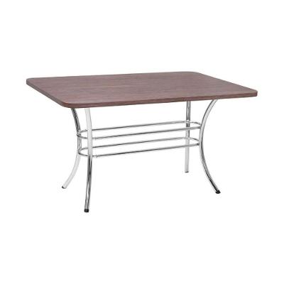 Mesa De Jantar Retangular 137cm 6 Lugares Multimóveis Cr50144 Nogueira Nogueira