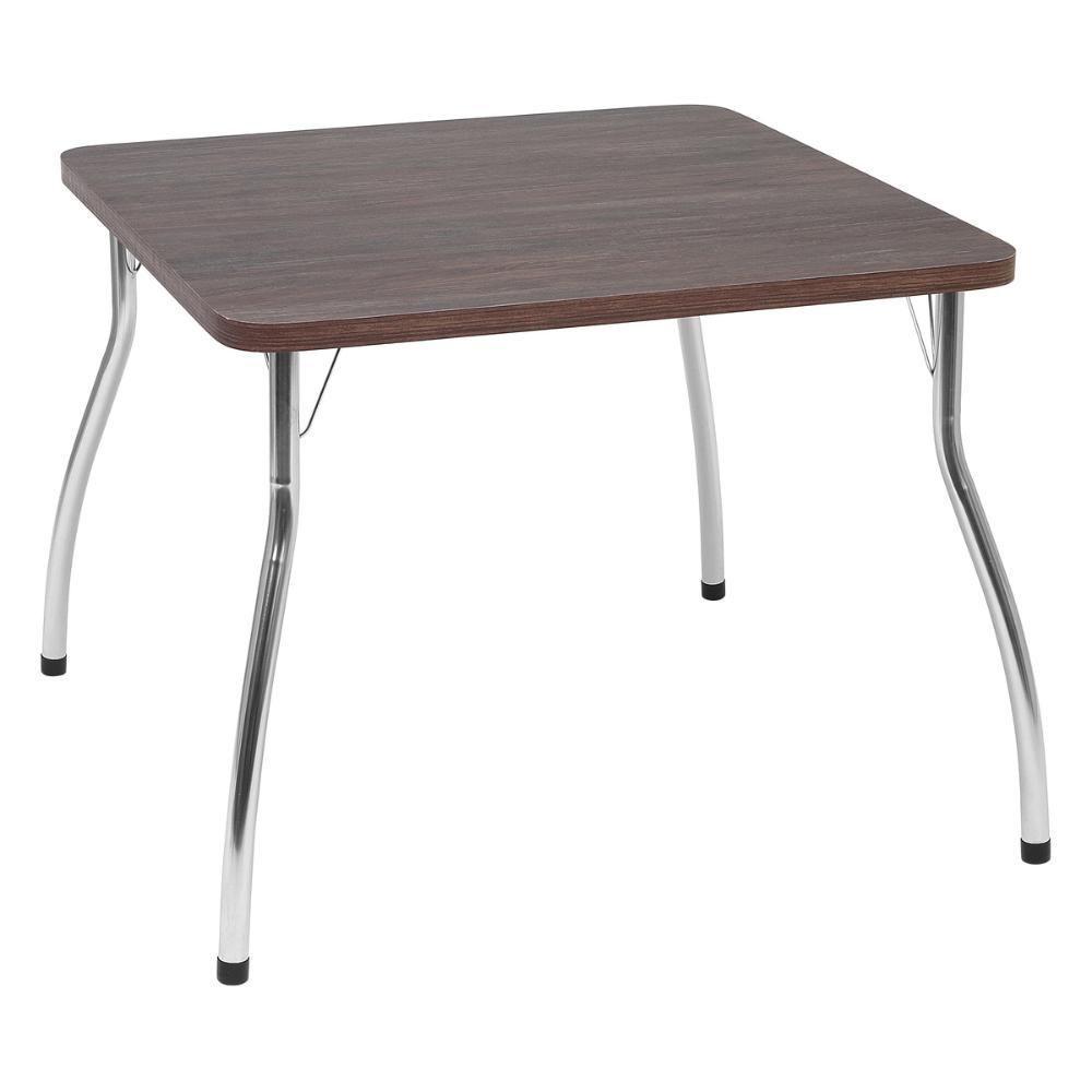 Conjunto Mesa De Jantar 90cm Com 4 Cadeiras Multimóveis Cr50142 Marrom - 3