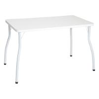 Conjunto Mesa De Jantar 115cm Com 6 Cadeiras Multimóveis Cr50137 Branco Marrom - 5