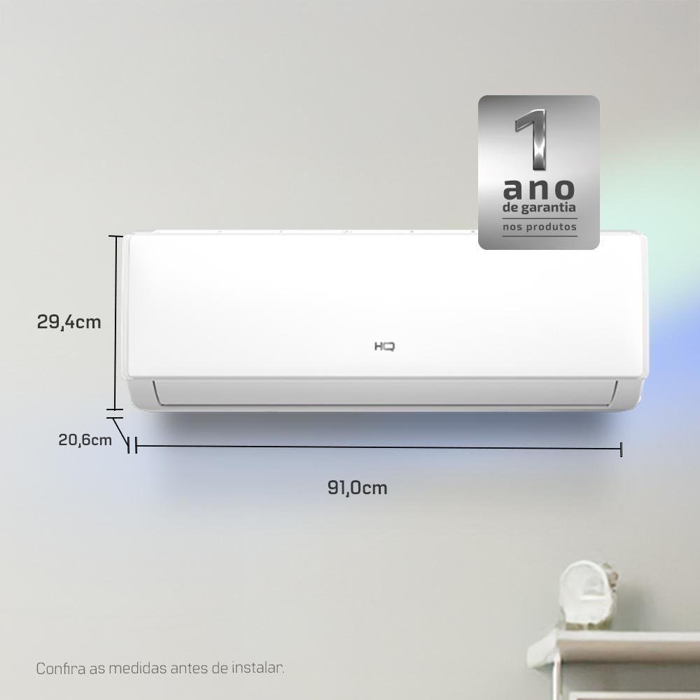 Ar Condicionado Split HQ Hi Wall 18.000 BTUs Frio Monofásico Branco VOHT18KCO4S2S13 220V - 4