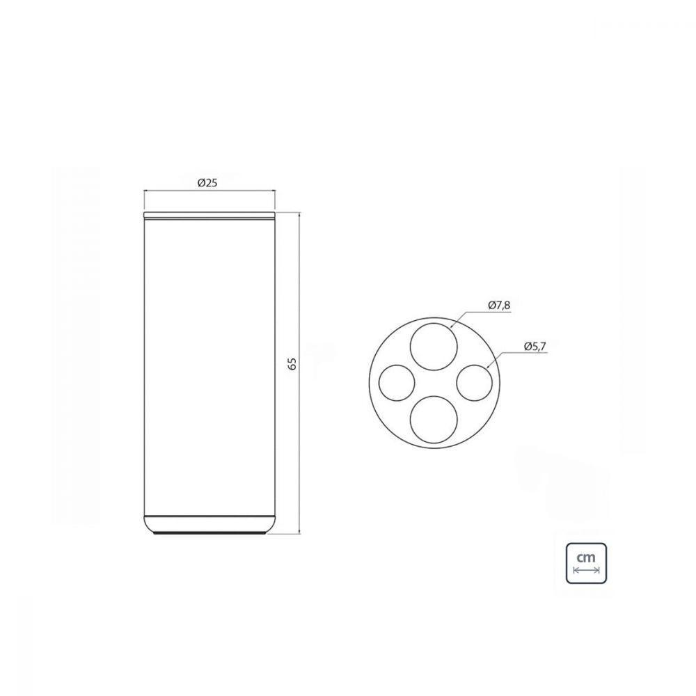 Lixeira Inox Tramontina Porta Copos 31L Scotch Brite - 6