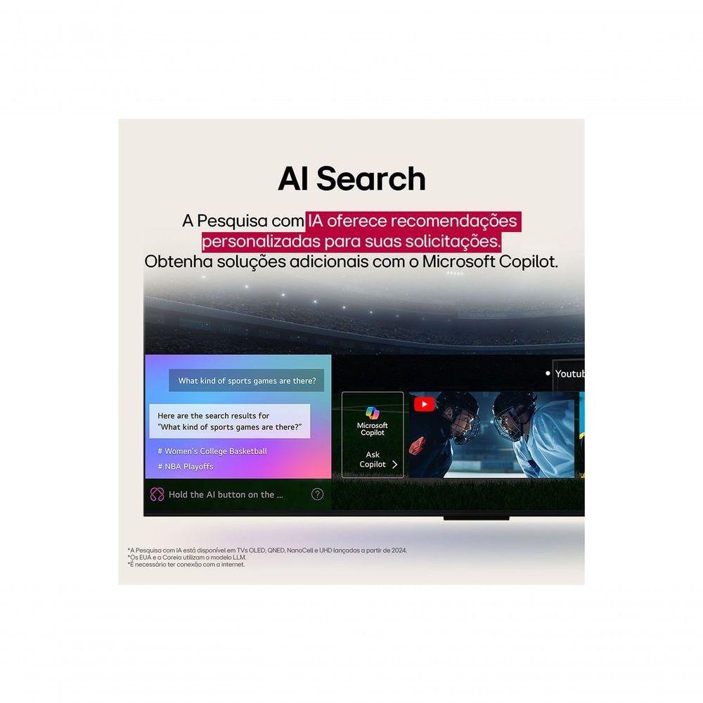 Smart TV LG NanoCell AI NANO80 65 Polegadas 65NANO80ASA Bivolt - 10
