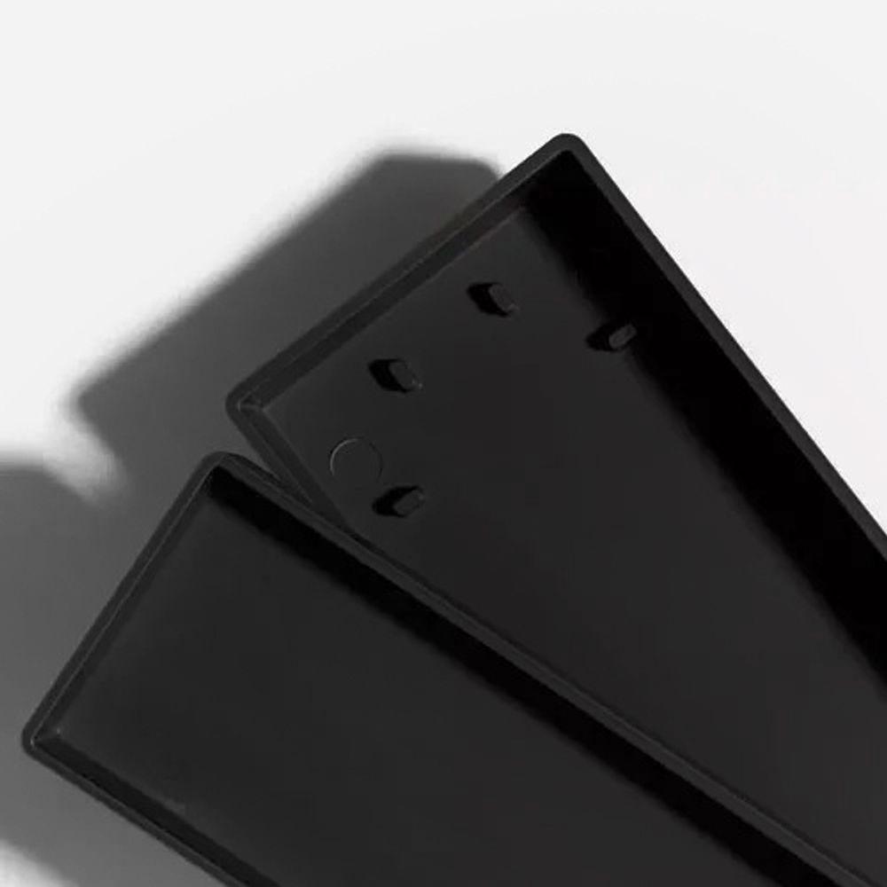 Kit 2 Ralo Oculto Linear Embutir 5x50 P/ Porcelanato Preto - 8