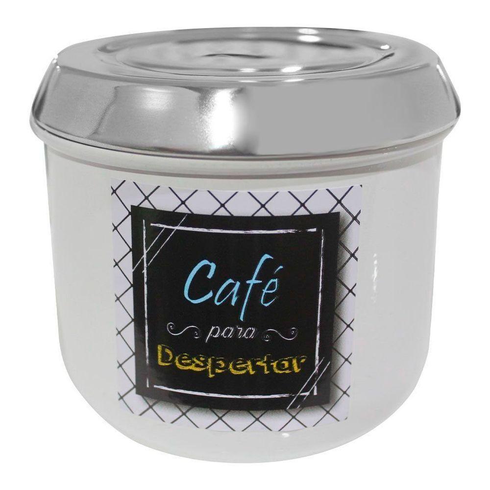 Conjunto De Mantimentos Branco Decorado Em Alumínio Para Cozinha 5 Peças - 7