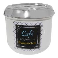 Conjunto De Mantimentos Branco Decorado Em Alumínio Para Cozinha 5 Peças - 7