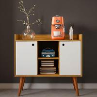 Aparador Cairo Freijó Branco Fiorello 80x71x36 Cm - Moderno E Elegante - 1