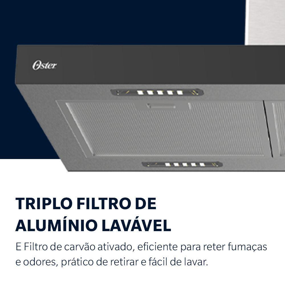 Coifa De Ilha Oster Inox Touch Control 90cm 220V - 2