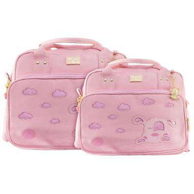 Kit Bolsas Maternidade Dog Baby Premium Rosa