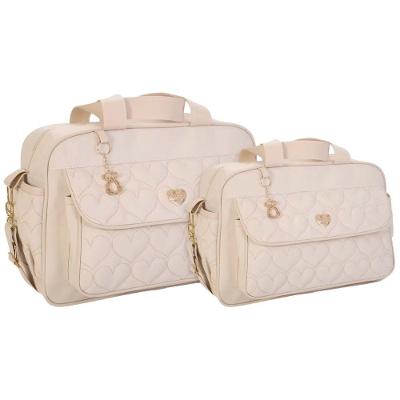Kit Bolsas Maternidade Baby Classic Lux Bege