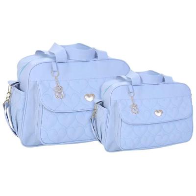 Kit Bolsas Maternidade Baby Classic Lux Azul Claro