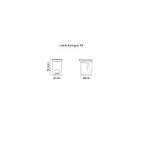 Lixeira Tramontina Compact em Polipropileno Preto 10L - 9