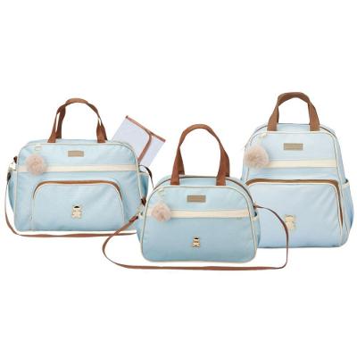 Kit Bolsas Maternidade Espera Feliz Petit Azul Claro