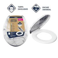 Assento Sanitário Almofadado Decor Mármore Atlas - 2