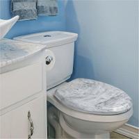 Assento Sanitário Almofadado Decor Mármore Atlas - 6