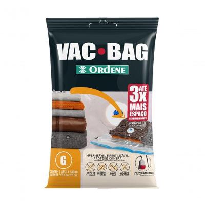 Saco A Vácuo Organizador Grande Transparente 55x90cm Vac Bag Ordene