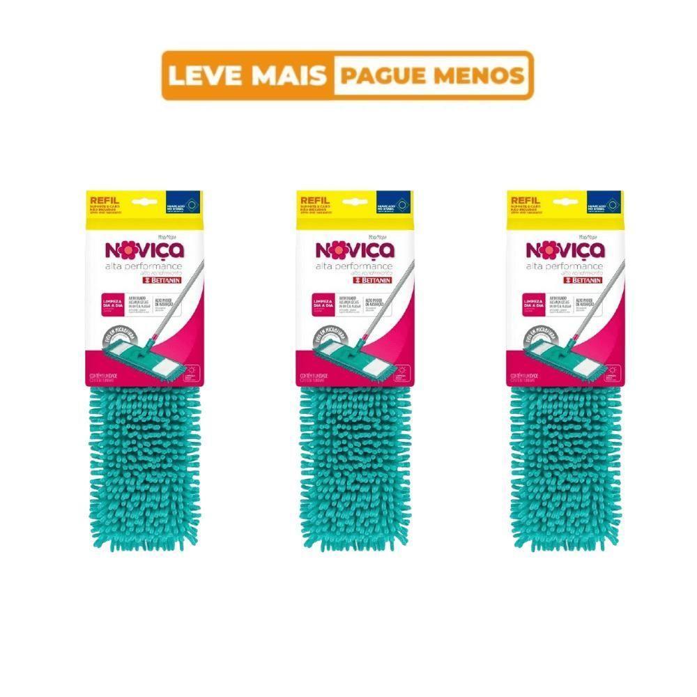 Kit Refil Mop Alta Performance 3 Unidades Noviça Bettanin - 2