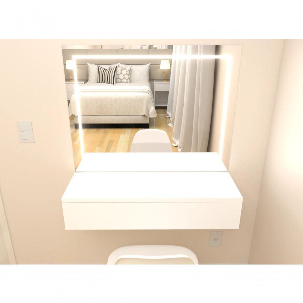 Penteadeira Suspensa 60cm Em Mdf Com Gaveta Telescópica - 1