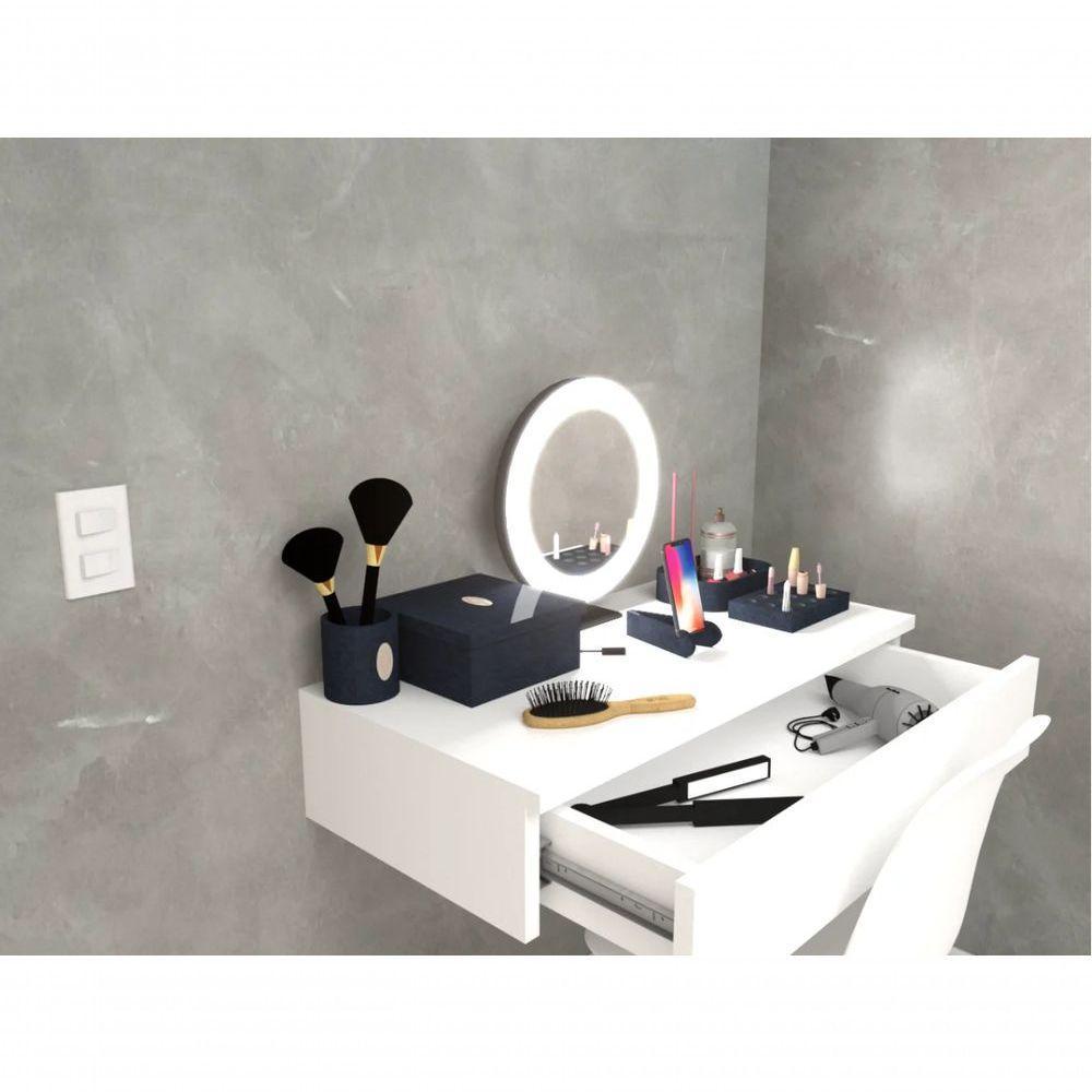 Penteadeira Suspensa 60cm Em Mdf Com Gaveta Telescópica - 4