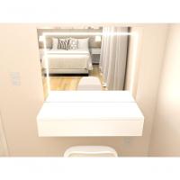 Penteadeira Suspensa 60cm Em Mdf Com Gaveta Telescópica - 1