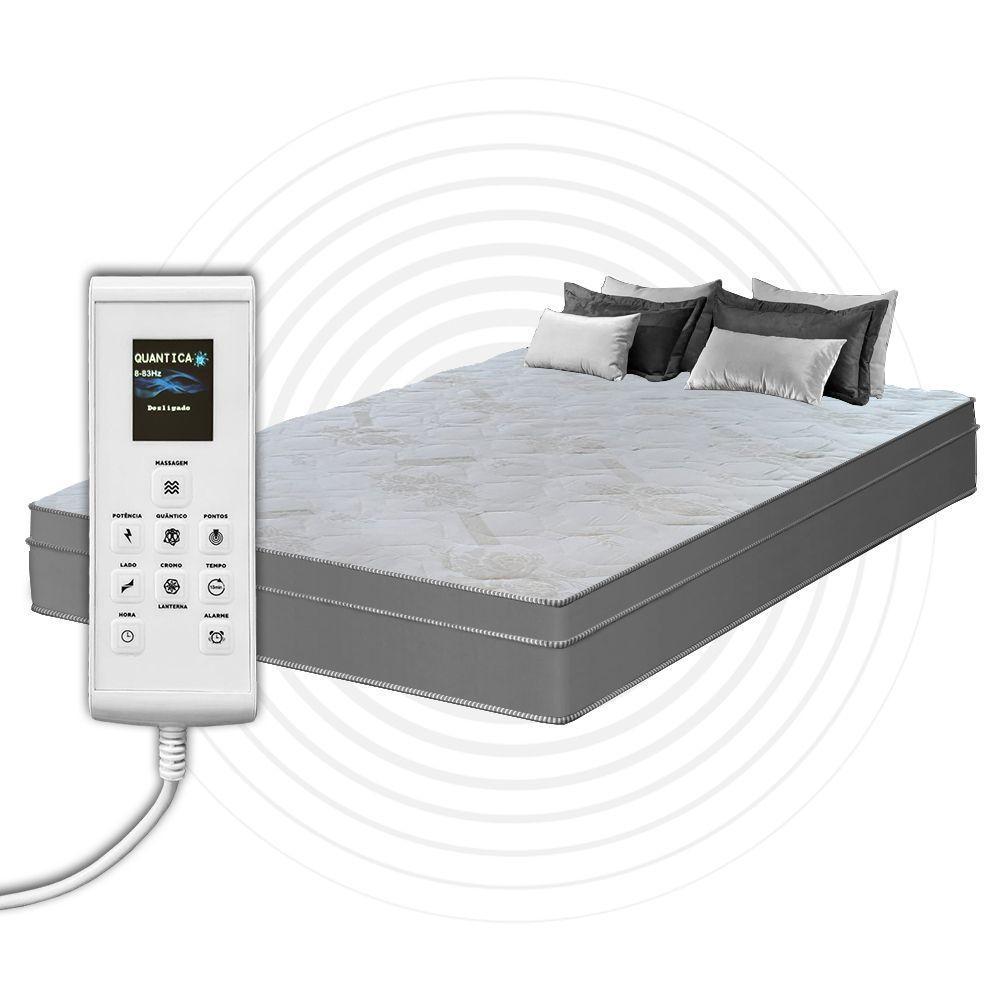 Colchão Queen Com Massageador Espuma D33 Função Ortopédica 158x198cm Cinza - 2