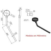 Queimador Palmatoria Longo Direito Completo De Fogão 13cm - 3